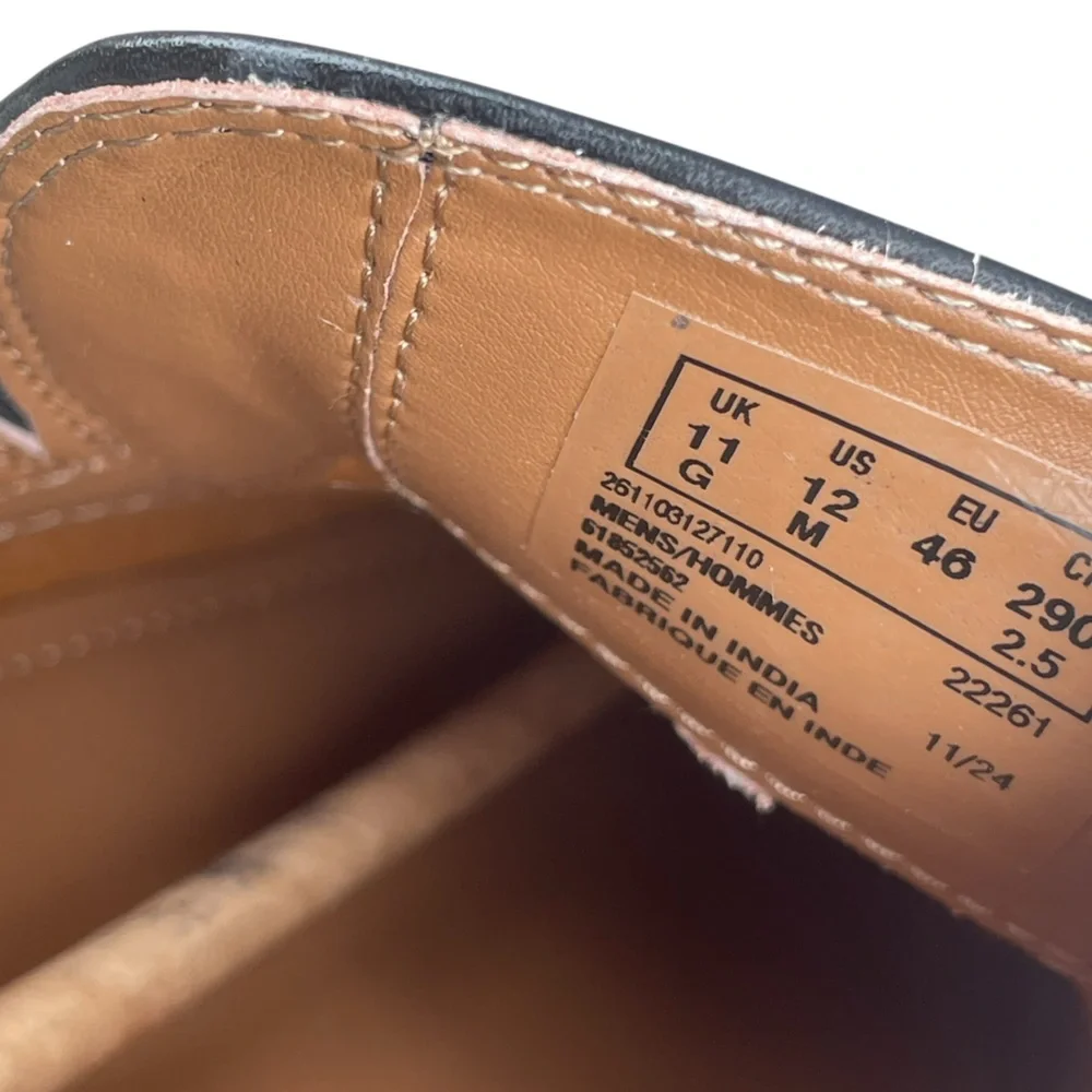 Clark’s Tilden Free Black Leather Loafer, Size‎ 12M, EUC